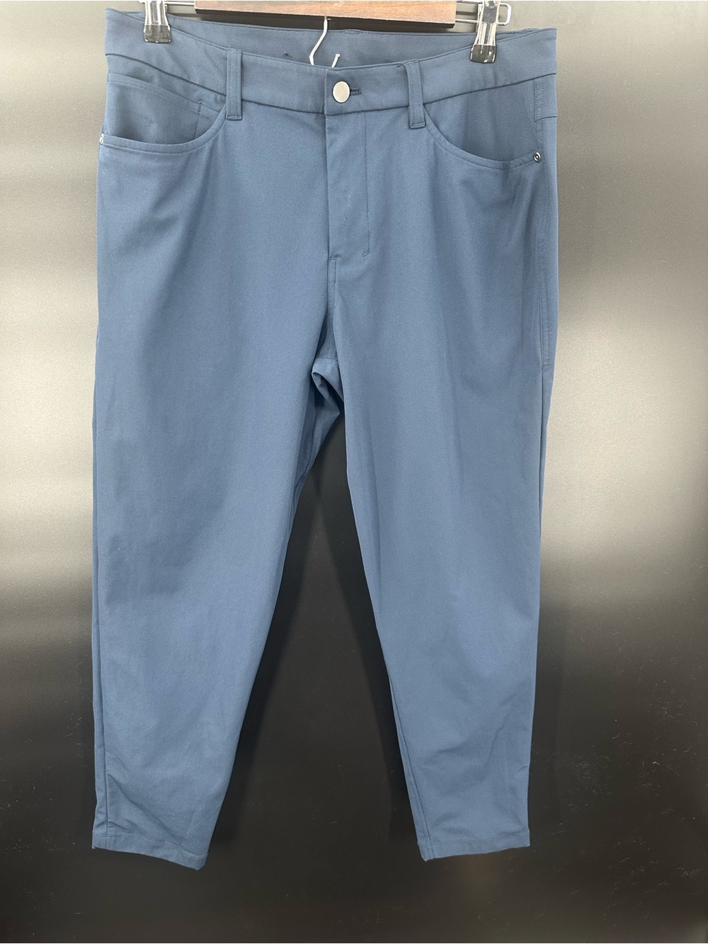 Lululemon ABC Pant Warpstreme 31 Navy 5 Pocket Stretch Men's Navy 1260 - Picture 2 of 10
